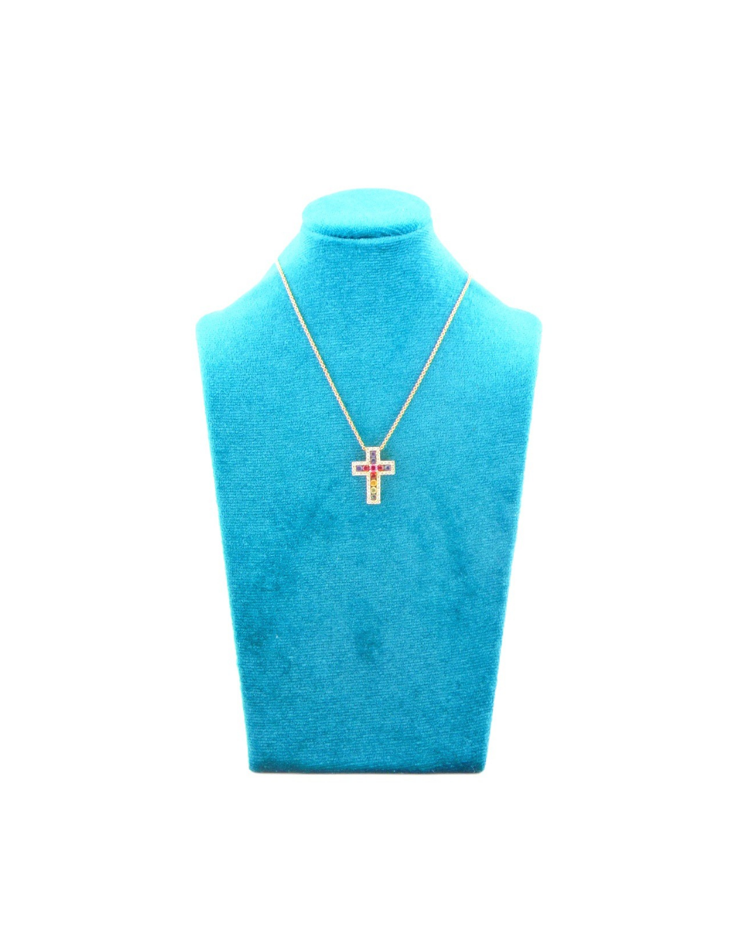 Collana Croce Multicolor