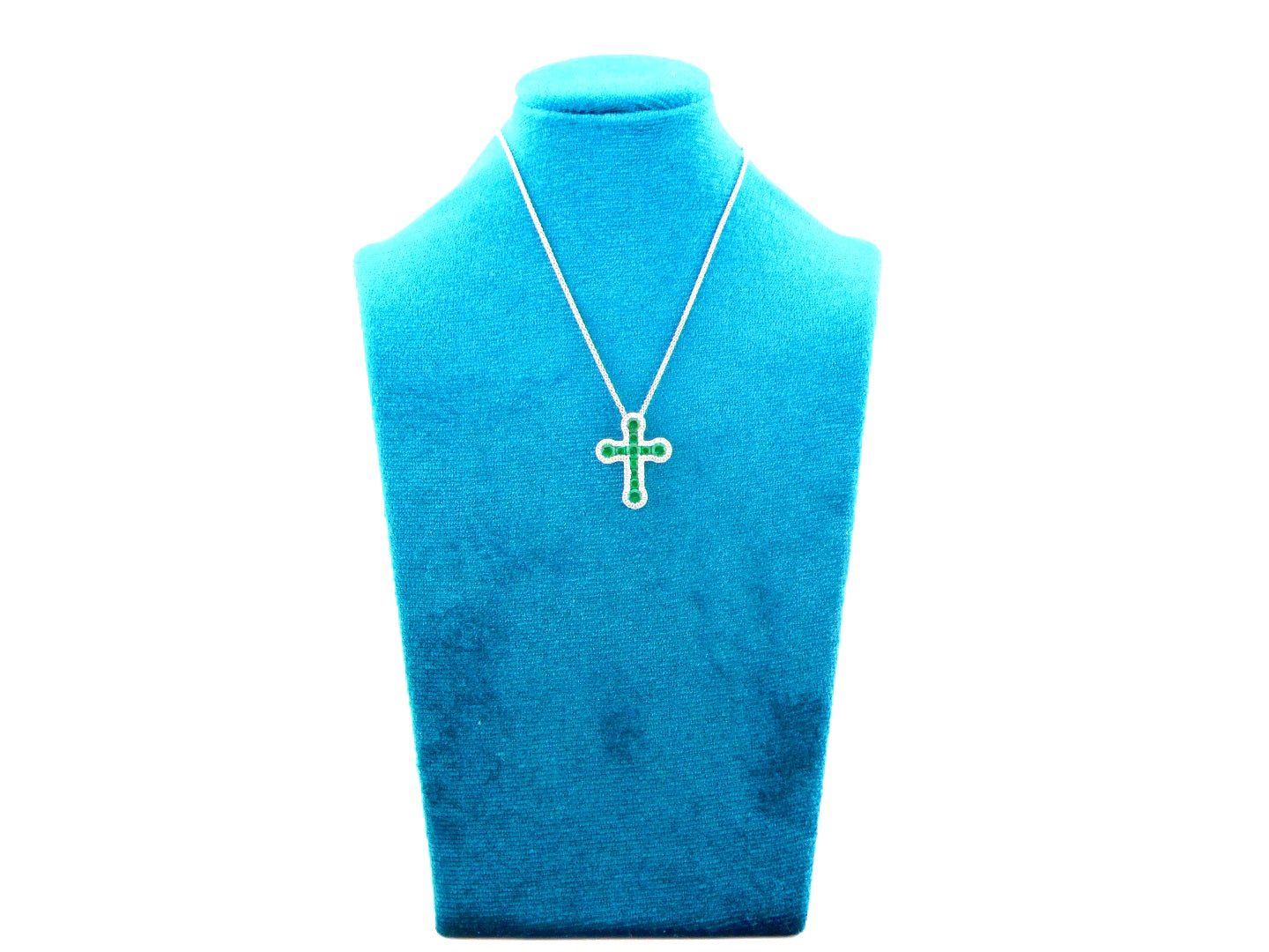 Collana Croce Smeraldi