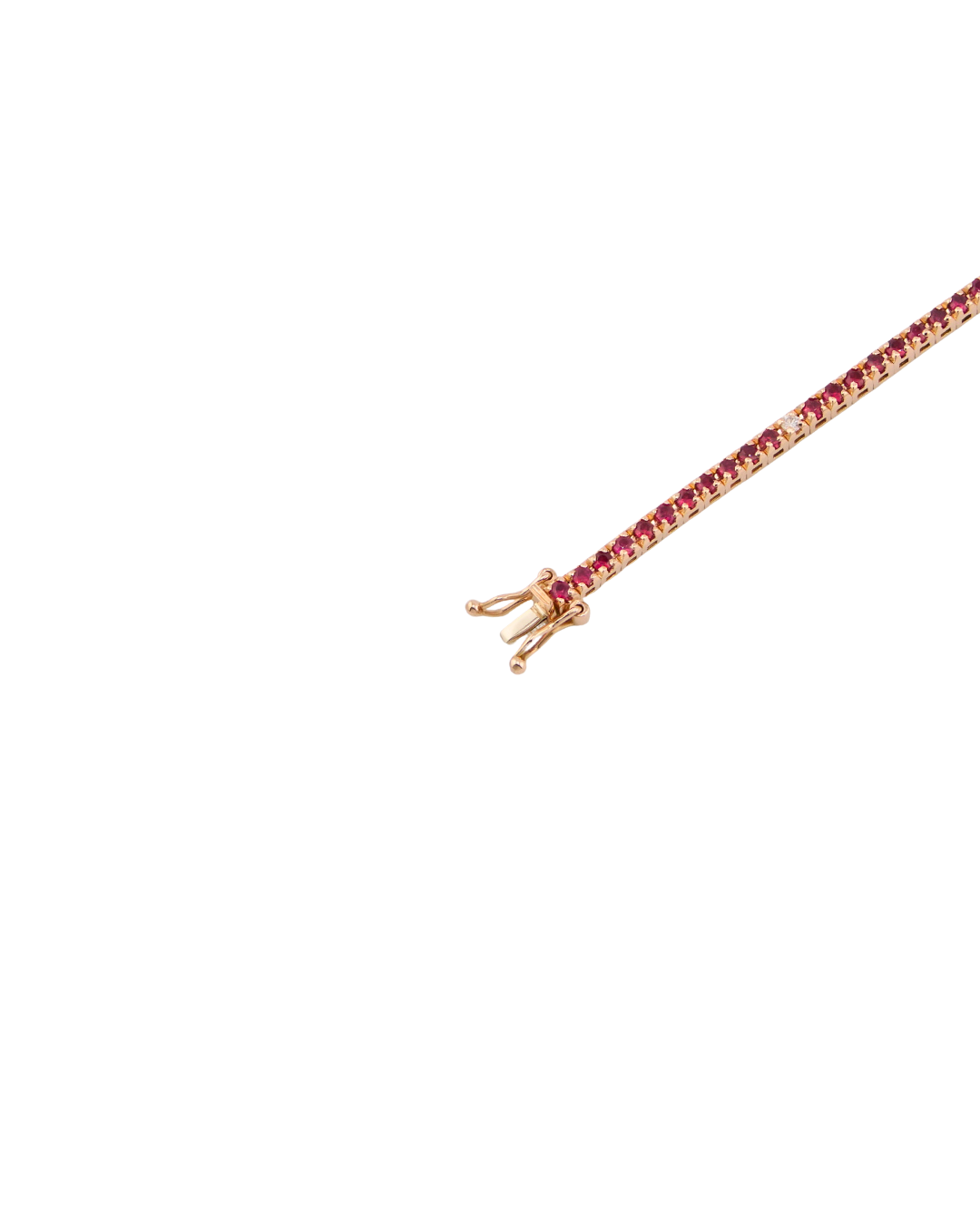 Bracciale Tennis Rubini e Diamanti
