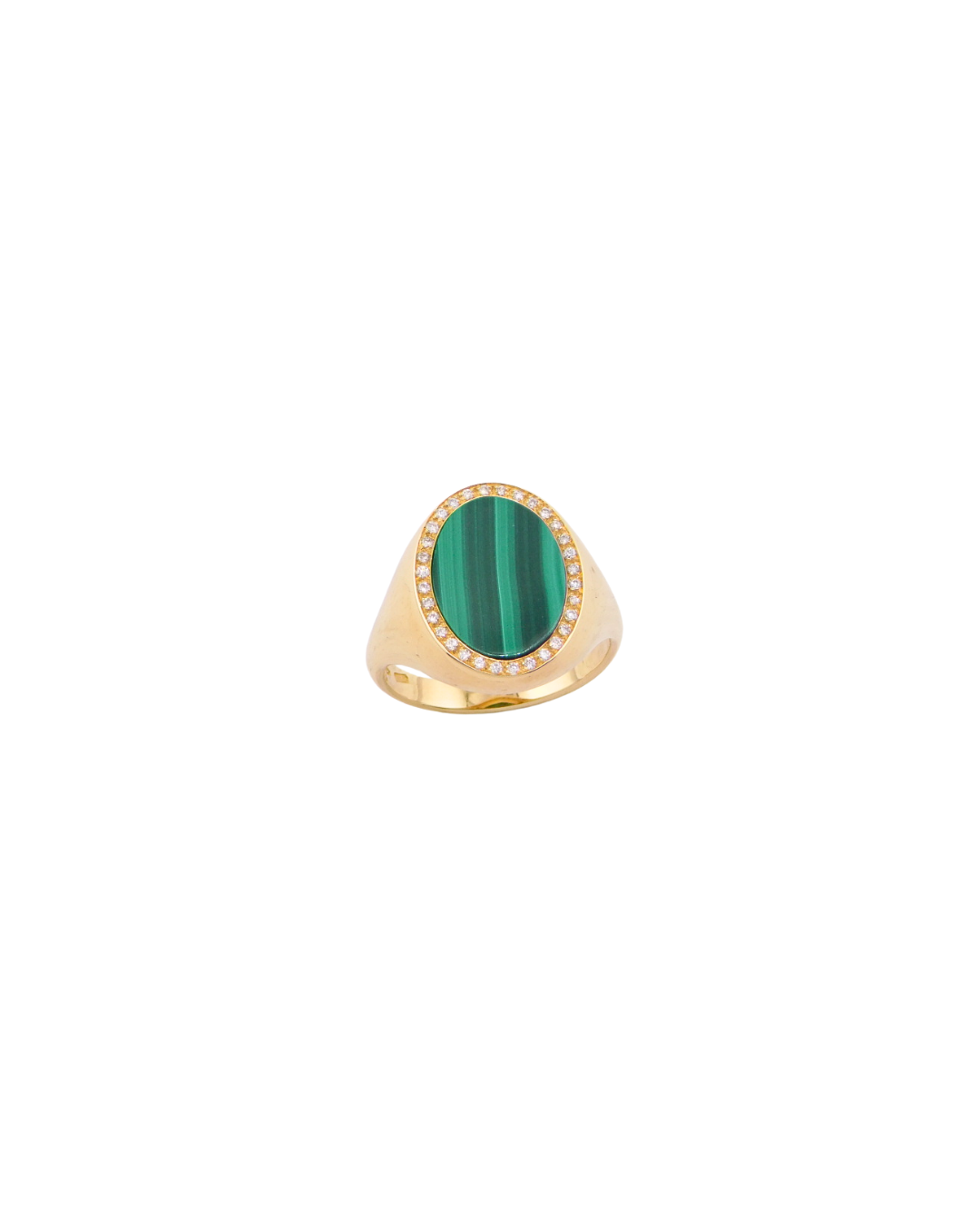 Anello Chevalier Malachite