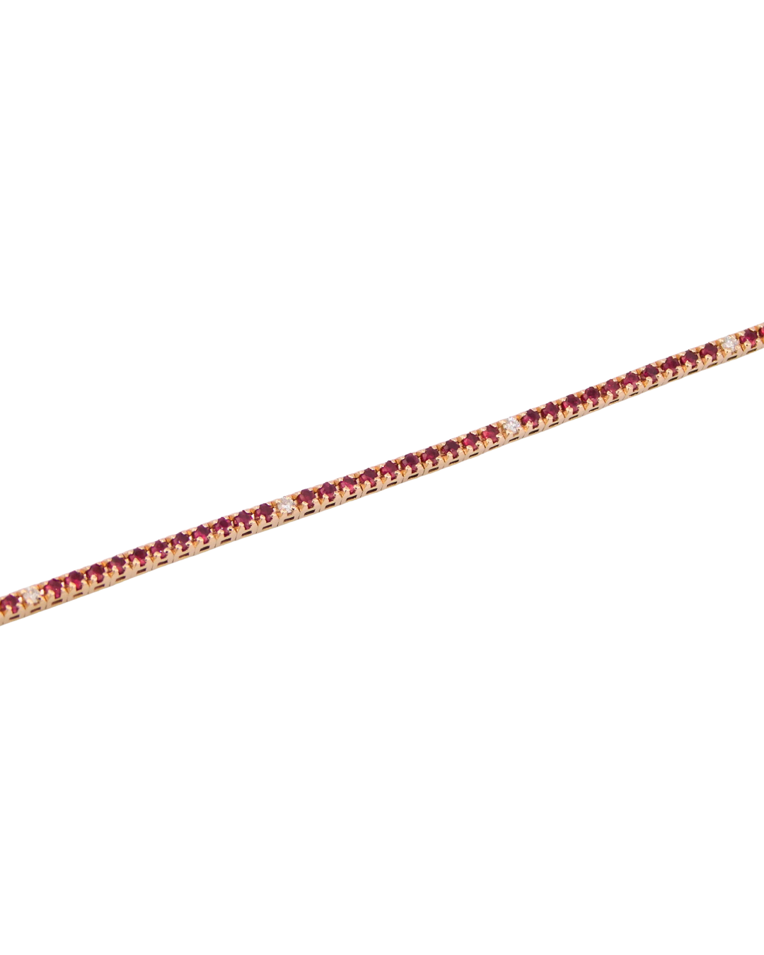 Bracciale Tennis Rubini e Diamanti