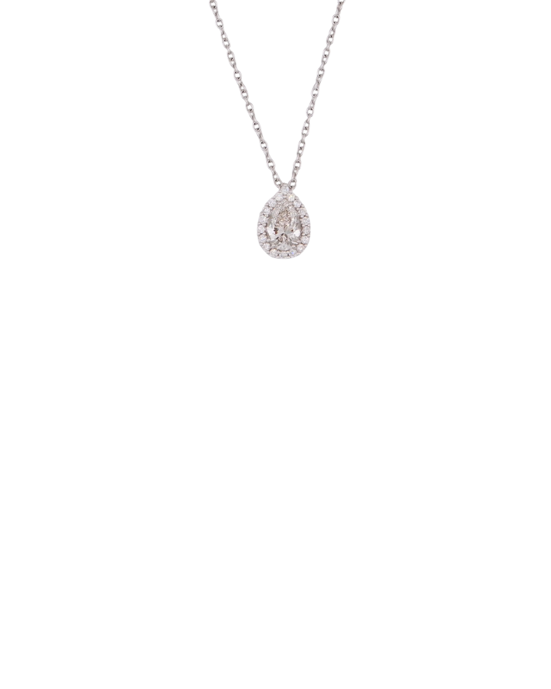 Collana Goccia Solitario