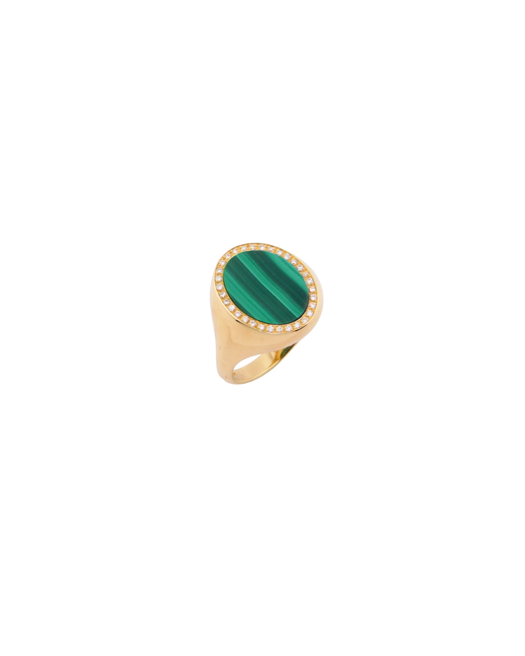 Anello Chevalier Malachite