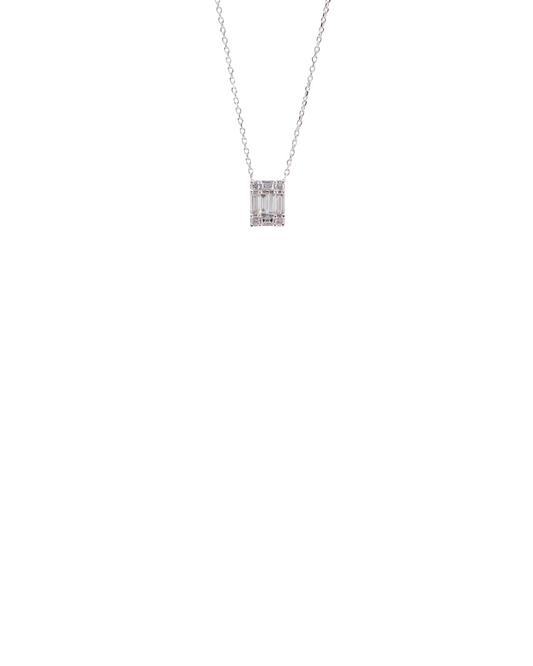Collana Rettangolo Baguette