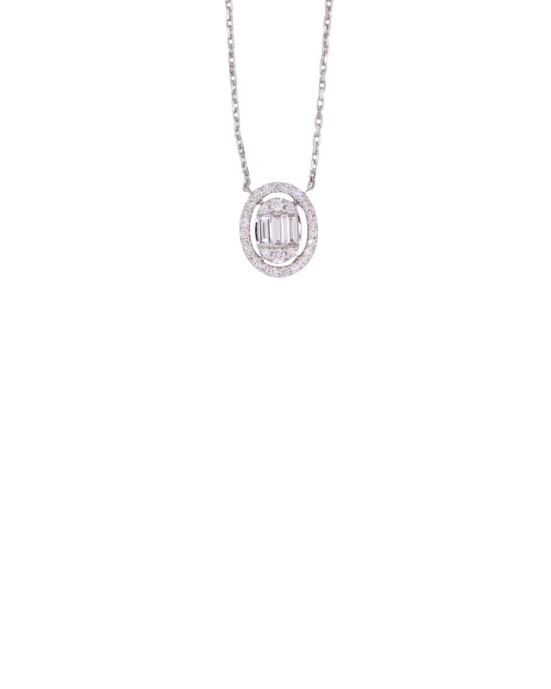 Collana Ovale Baguette