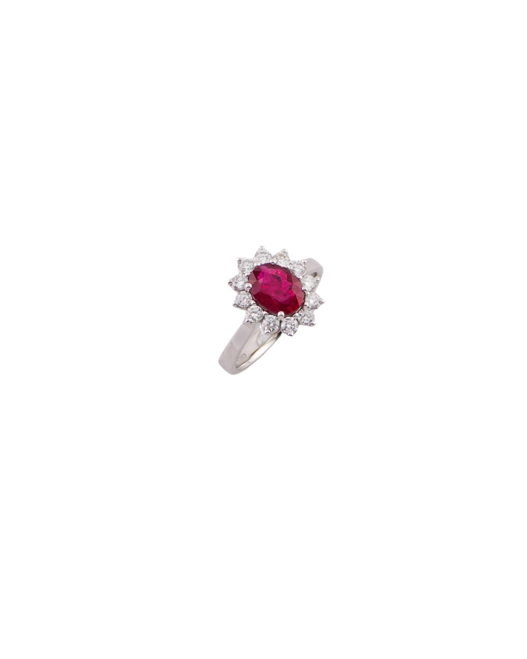 Anello Rubino Ovale Kate L