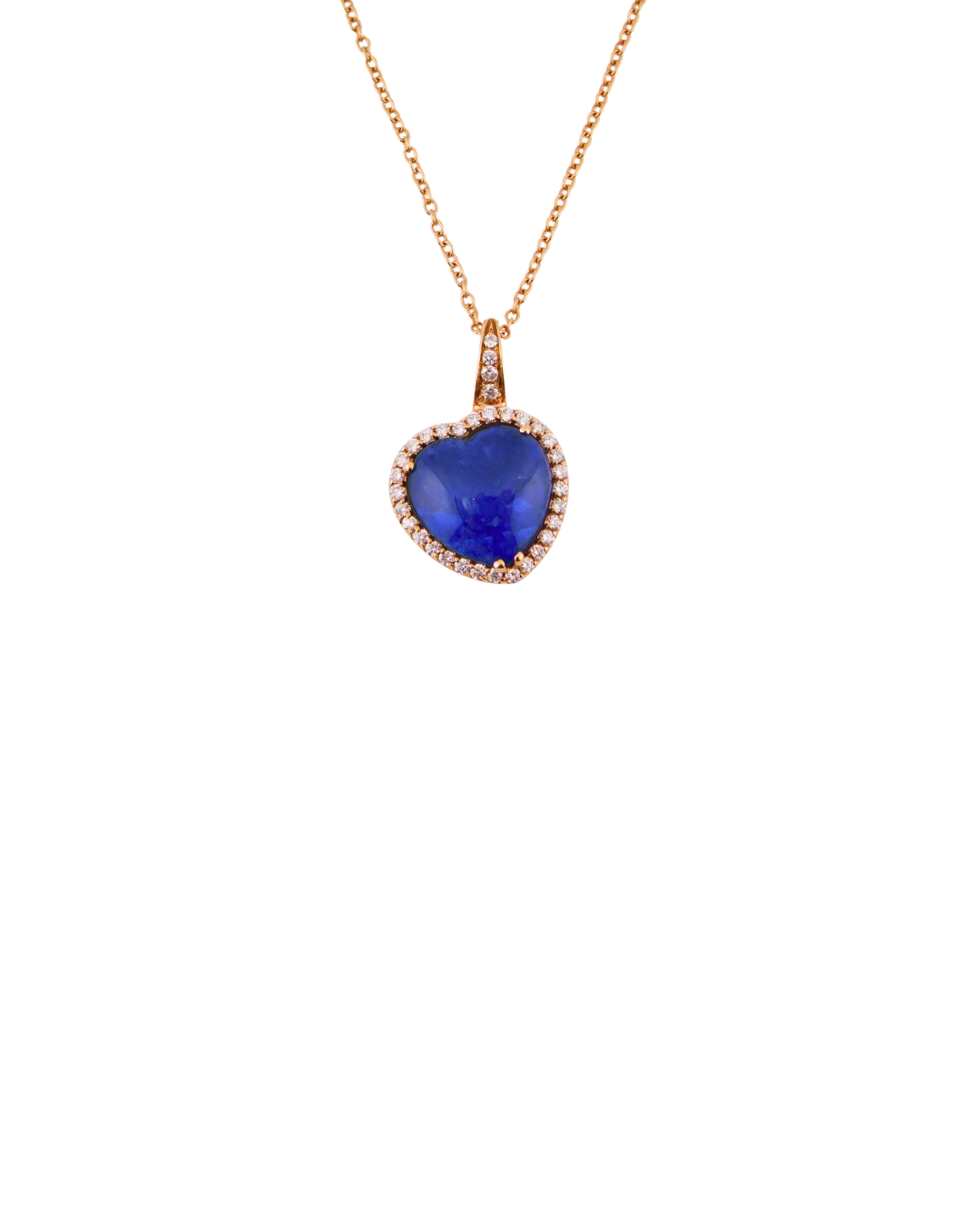 Collana Cuore Blu