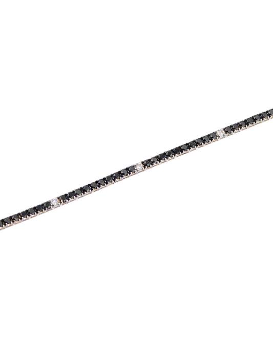 Bracciale Tennis Black & White