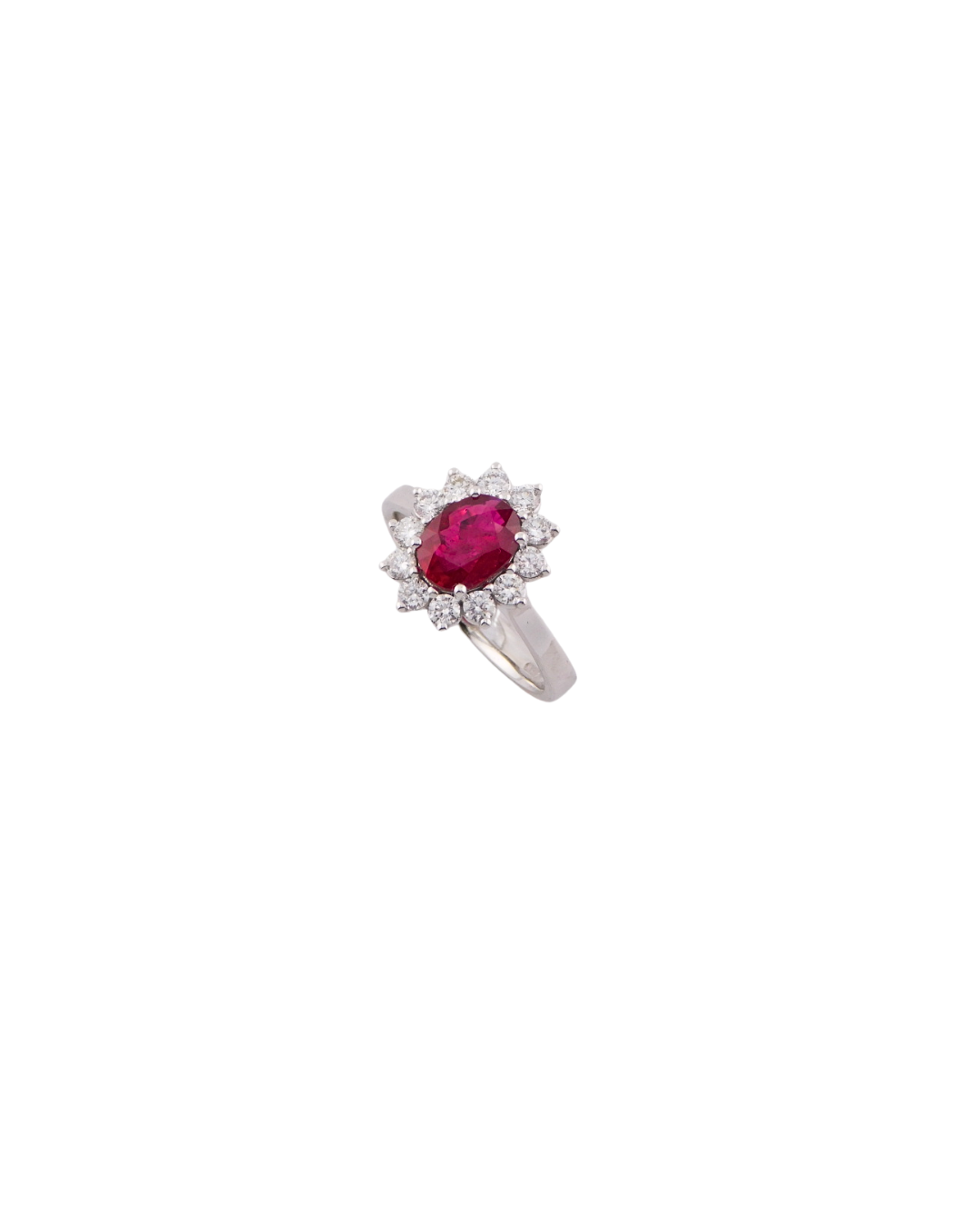 Anello Rubino Ovale Kate L