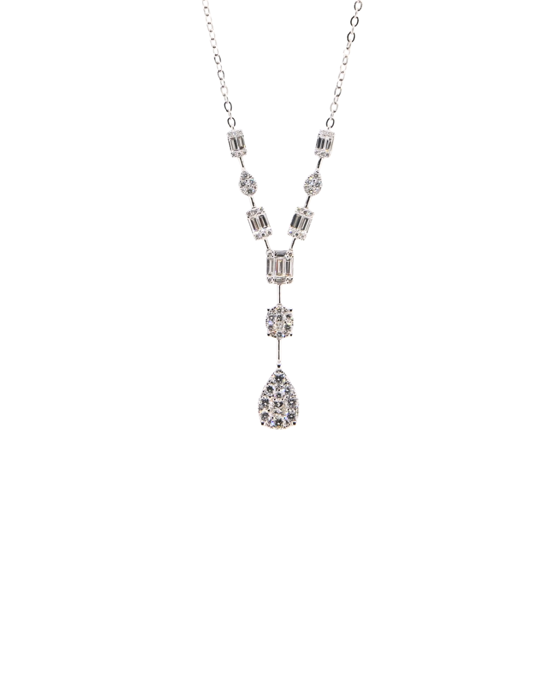 Collana Drop Baguette