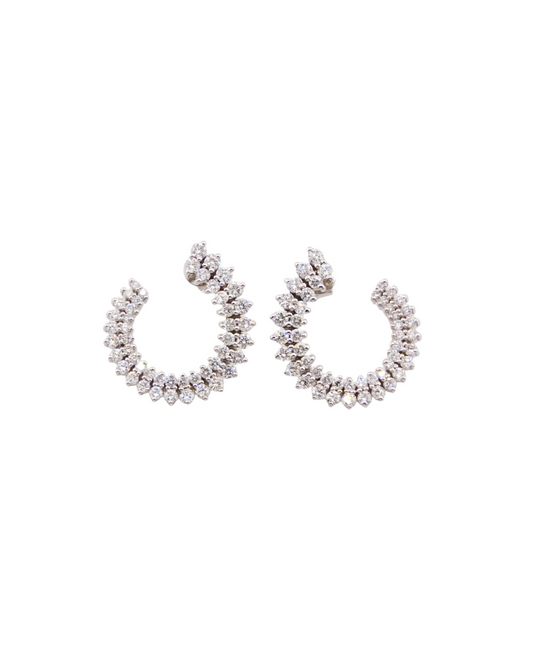 Orecchini Onda Doppia Fila