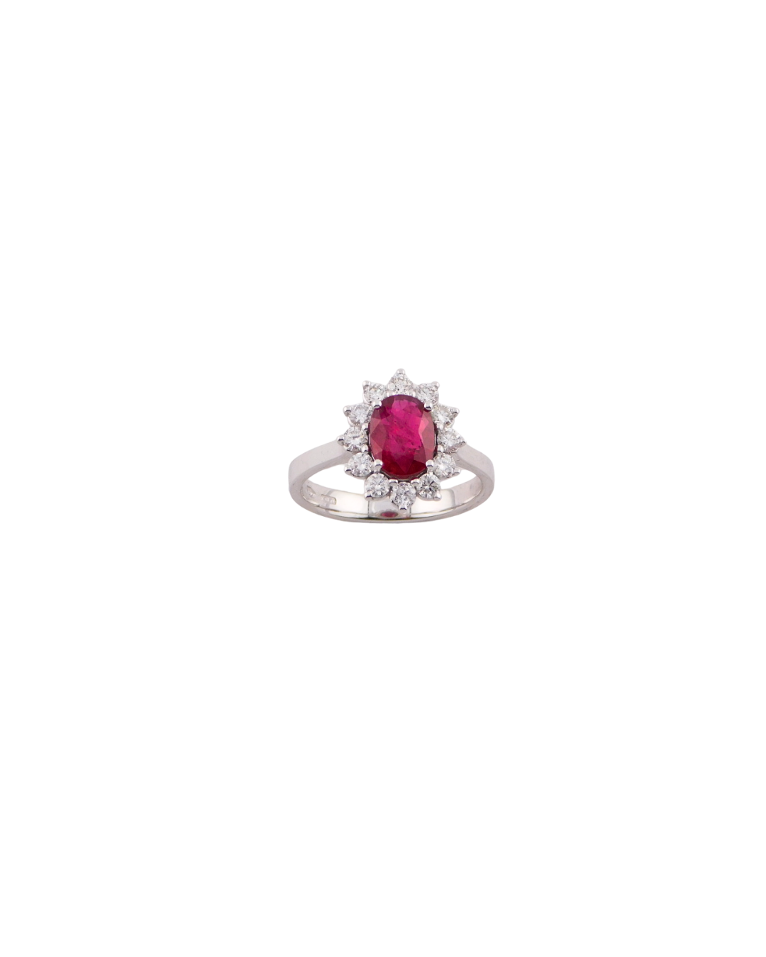 Anello Rubino Ovale Kate L