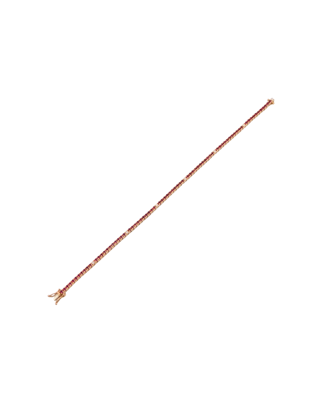 Bracciale Tennis Rubini e Diamanti