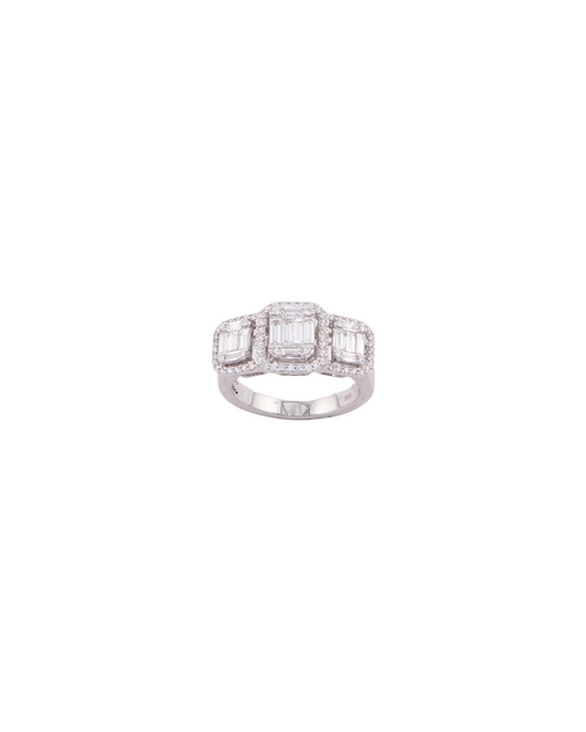 Anello Trilogy Baguette Grande